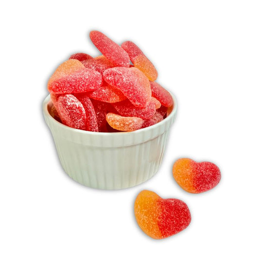 Gummy Peach Hearts